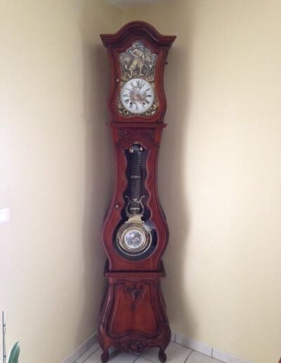 Horloge comtoise horloger