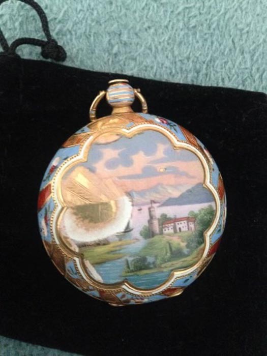 Montre gousset Restauration peinture