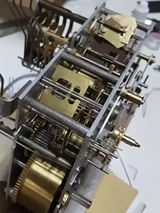 Montre gousset Restauration peinture